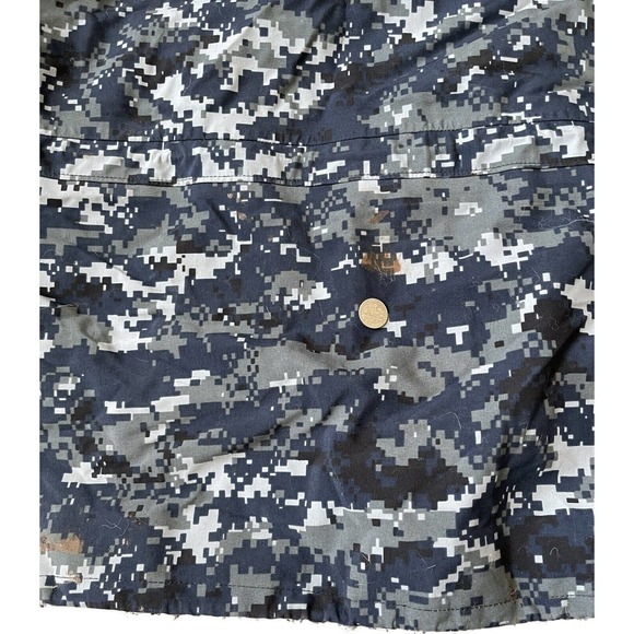 USN United States Navy Blue Digital Gore-tex NWU Parka Medium Short - Picture 9 of 9